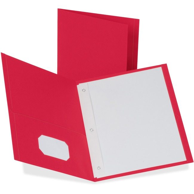 TOPS Products / ACCO legacy Oxford Folder 2POCKET W/Fastnr Red OXF57711