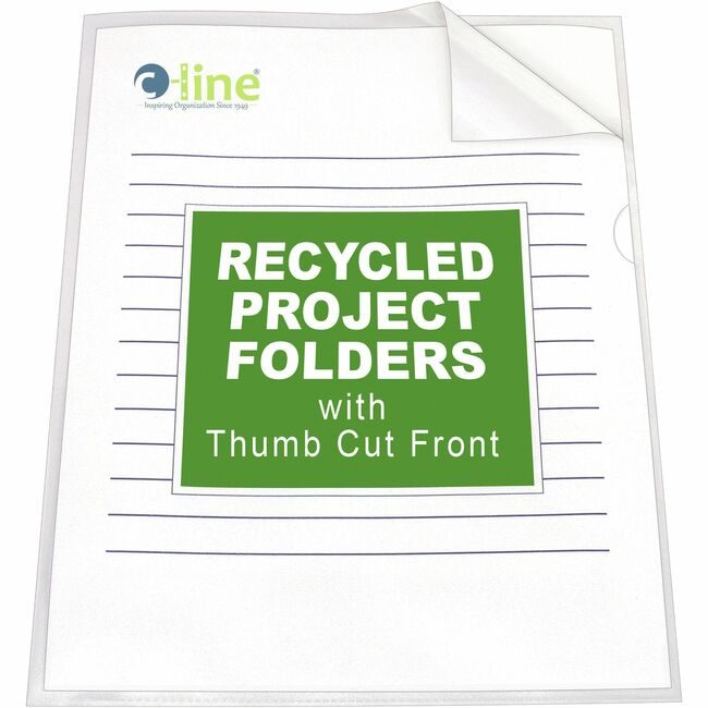 C-Line Products Folder File Poly 11X8.5 Clear CLI62127