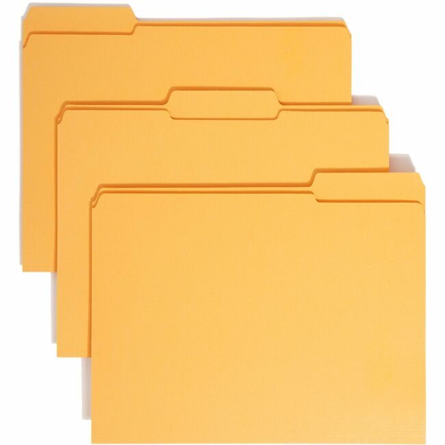 Smead Manufacturing Co. Folder File Letter 1/3 AST Gld SMD12234
