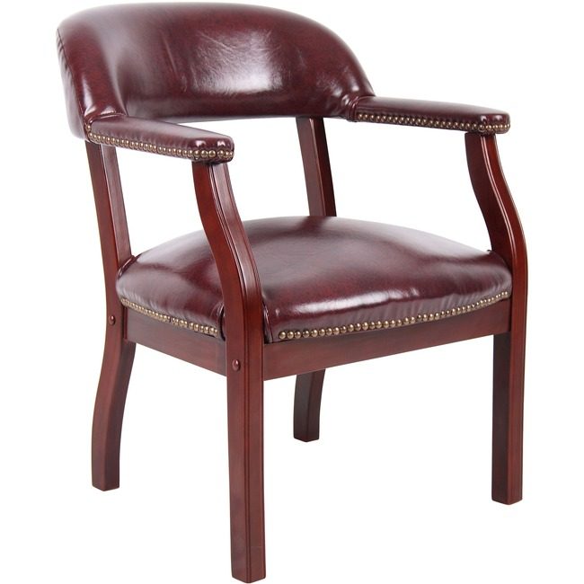 Boss Office Products Chair Traditional Guest Vinyl BOPB9540BY