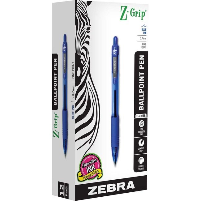 Zebra Pen Corporation Z-Grip Rt Bp 0.7MM Be ZEB23920