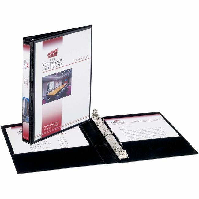 Avery Products Corporation Binder Rr 5.5X8.5 Vu .5" Black AVE27725