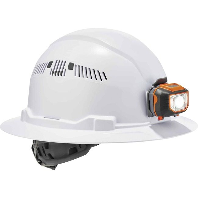 Ergodyne Hard Hat Full Brim Led White EGO60156