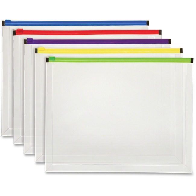 Pendaflex Envelope Poly Zip Env Assorted PFX85292