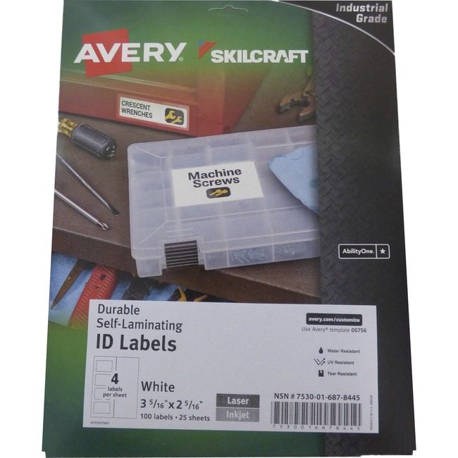 Varies / verify SKU SKU-LEVEL VERIFICATION REQUIRED Labels Id Slflam 2.25X3.25 NSN6878445