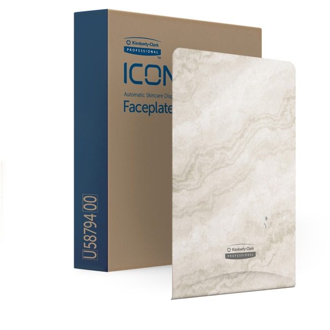 Kimberly-Clark Professional Kleenex / Scott / WypAll / Kimtech Faceplate Dispenser Soap W.Mrbl KCC58794