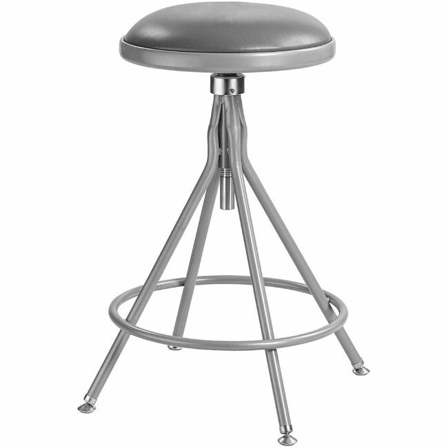 National Public Seating Stool 24-30IN Vin Swivel NPS6524H