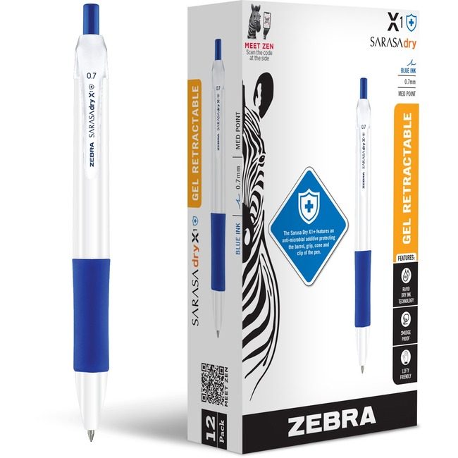 Zebra Pen Corporation Antimicrobial X1 Dzn Bl ZEB41520