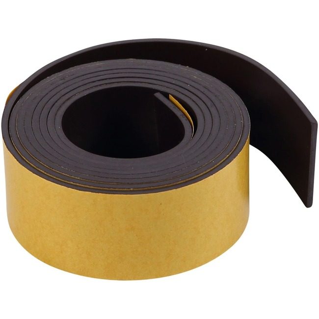 Bi-silque / MasterVision Magnet Adhve Tpe 1"X4 Black BVCFM2020