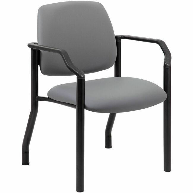 Boss Office Products Chair Guest Antimicrobial Heav BOP9591AMGY