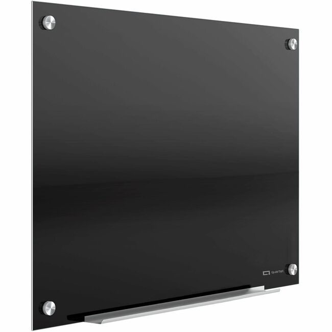 ACCO Brands Quartet Board Glass 8X4 Black QRTG9648B