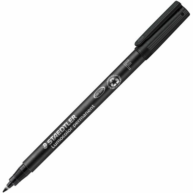 Staedtler Marker Perm Lumocolor Fn Black STD3189