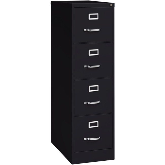Lorell File Vrt 4DR 26.5" Letter Black LLR60191
