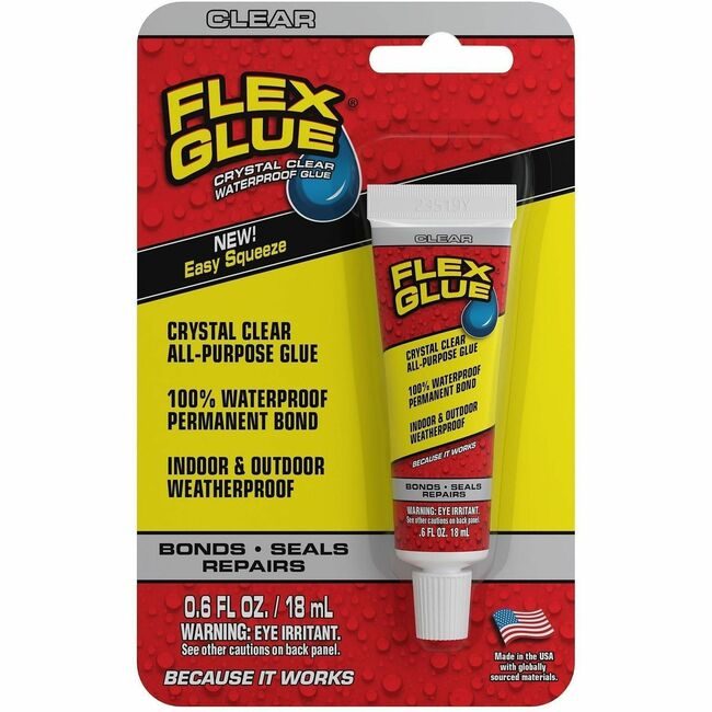 Swift Response, LLC Flex Seal Glue Mini .75OZ Clear FLXGFSCLRMINI8