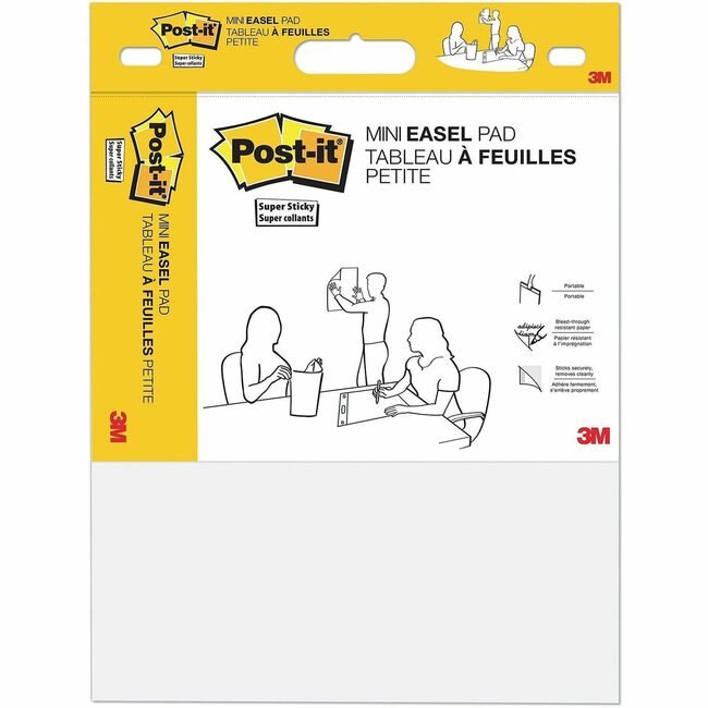 3M Company Unruled Easel Pads 15" X 18" 2 MMM577SS