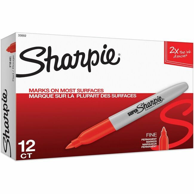 Sharpie / Expo / Prismacolor / Sanford Newell Brands / Sanford Sharpie / Expo / Prismacolor / Marker Super Fn Red SAN33002