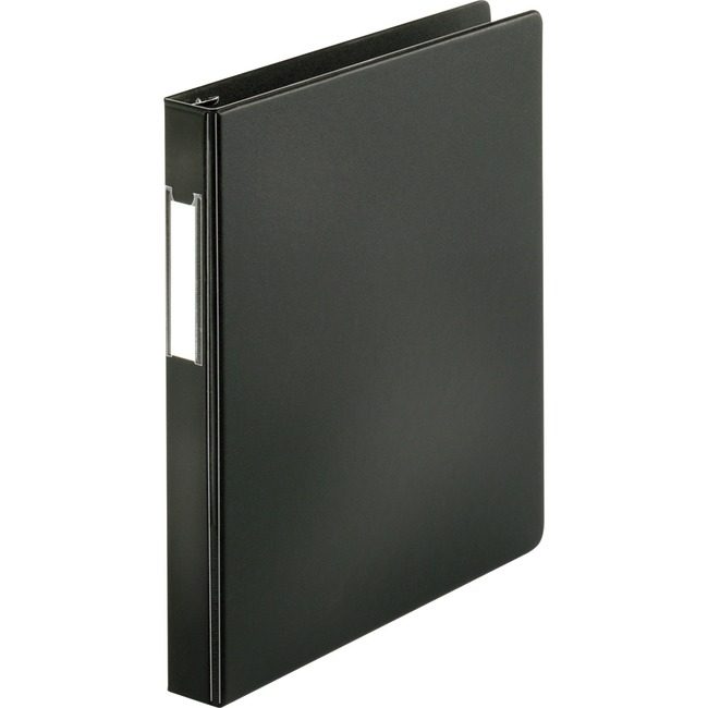 Business Source Binder Lblhldr Slant 1" Black BSN33105