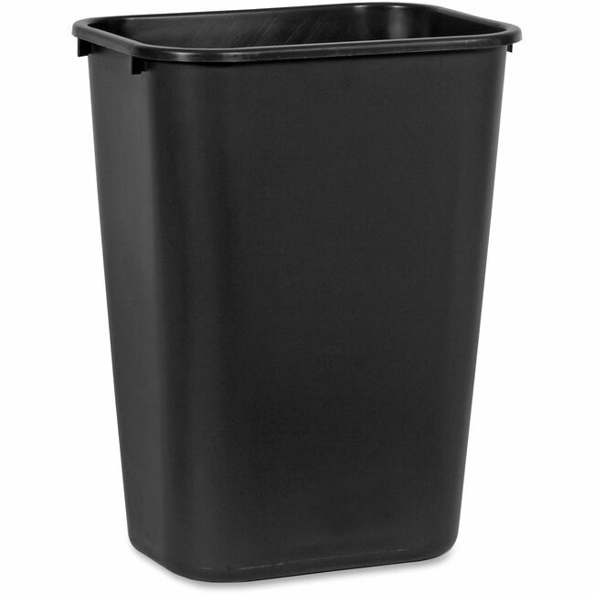 Rubbermaid Commercial Products Wastebasket Rect Large Black RCP295700BK