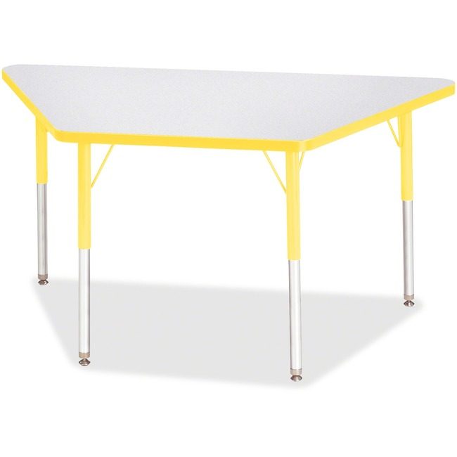 Jonti-Craft, Inc. Table Trapezoid 24X48 Gy/Yw JNT6438JCA007