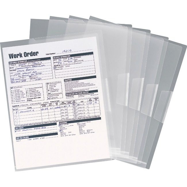 Smead Manufacturing Co. Jacket PROJECT 5PK LT CLEAR SMD85751