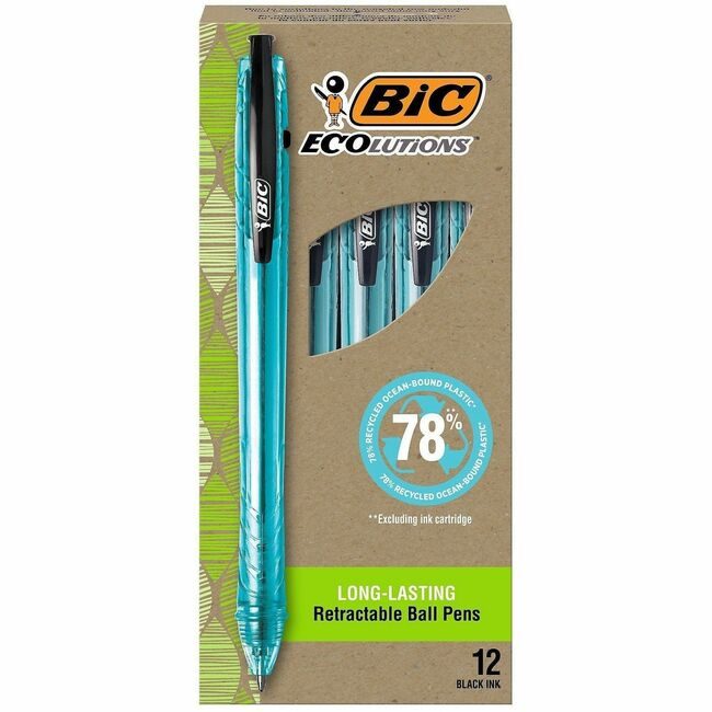 BIC Corporation Pens Ecolution Dzblack BICBPRR11BK