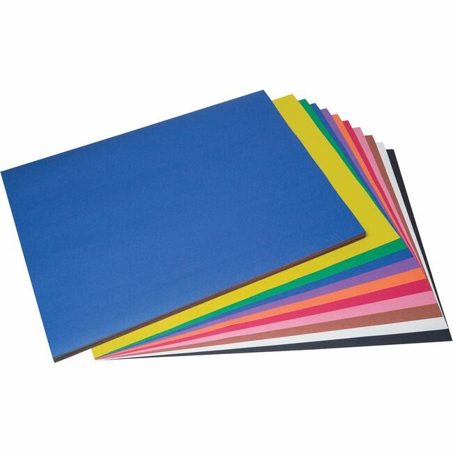 Pacon Corporation Paper Constr 24X36 Assorted 50SH PAC6523