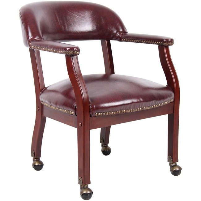 Boss Office Products Chair Traditional Guest Vinyl BOPB9545BY