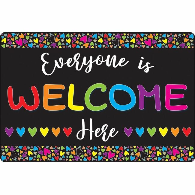 Ashley Productions Mat Welcome Hearts ASH91501