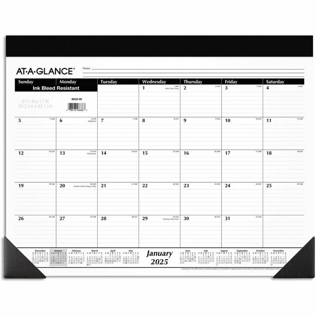 ACCO Brands AT-A-GLANCE Calendar Dskpd 12MNTH 22X17 AAGSK22-00