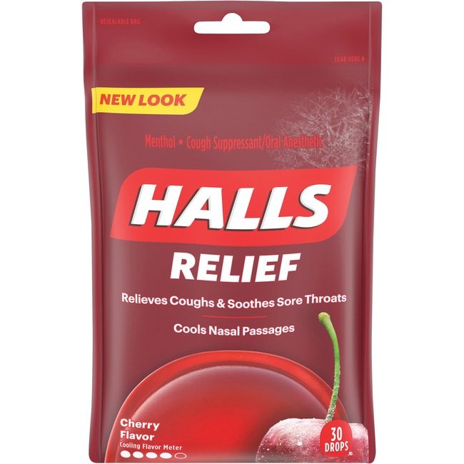 Mondelez / Halls Lozenges Cherry 30PC CDB62182