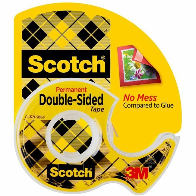 3M Company Tape Dblside 1/2X250 Perm MMM136