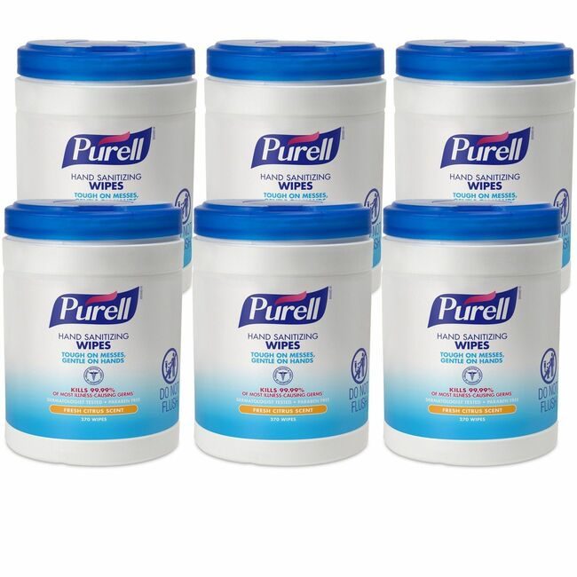GOJO Industries Wipes Purell 270 Count GOJ911306CT