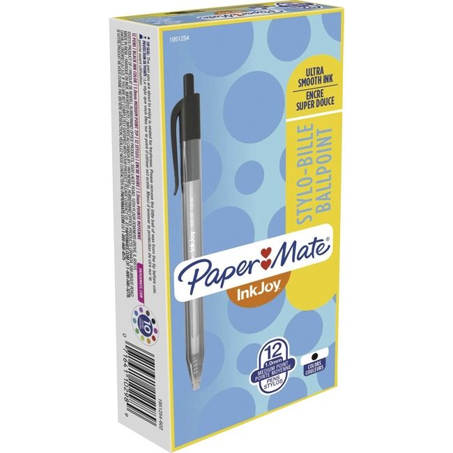 Newell Brands Paper Mate Pen Inkjoy 100RT 1.0MM Black PAP1951254
