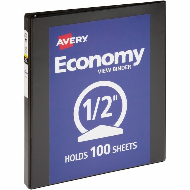 Avery Products Corporation Binder View Round 0.5" Black AVE05705