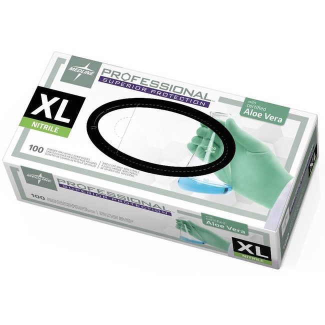Medline Industries Glove Pro Pd-Fr Nit Aloe XL MIIPRO31764