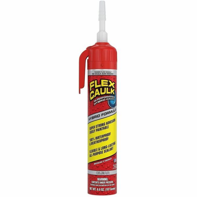 Swift Response, LLC Flex Seal Caulk Hybrid 6.5OZ Clear FLXCFSCLRR675