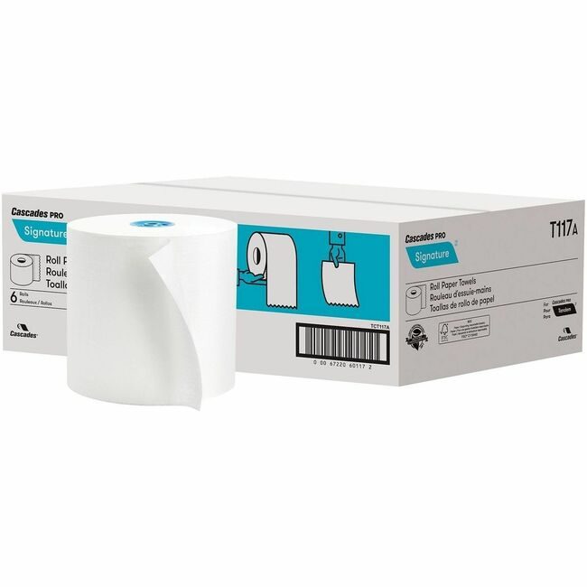 Cascades Towel Textured Roll Paper CSDT117