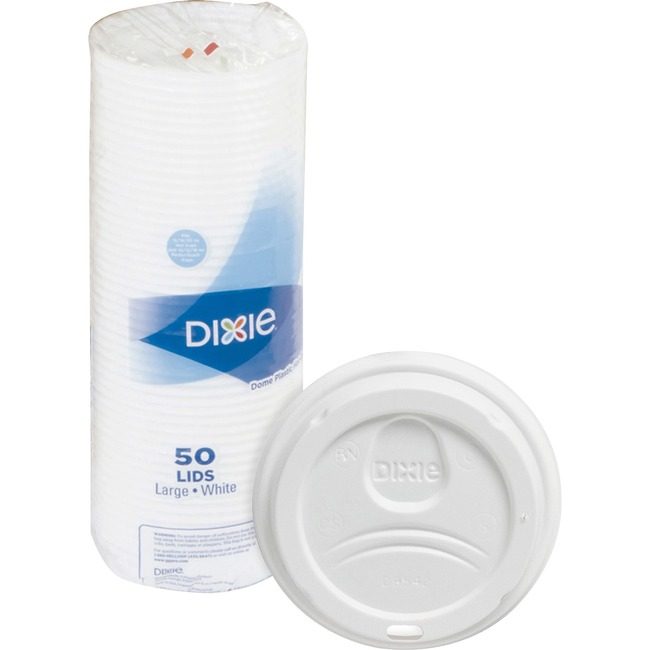 Georgia-Pacific Dixie Lids Dome Plastic 10/12/16 OZ DXE9542500DX