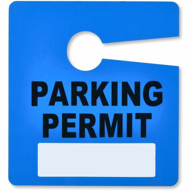 Tatco Permit Prkng Plastic Hngng Be TCO68103