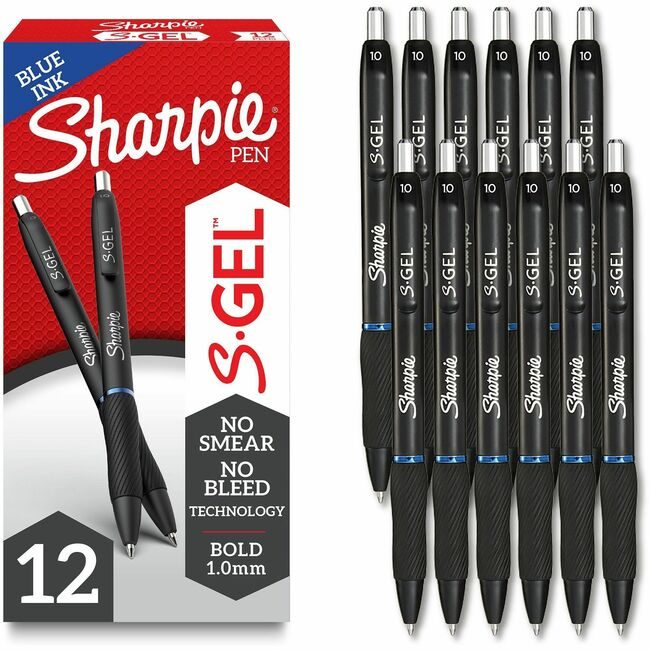 Sharpie / Expo / Prismacolor / Sanford Newell Brands / Sanford Sharpie / Expo / Prismacolor / Pen Shrpe Gel 1MM Be Dz SAN2096187