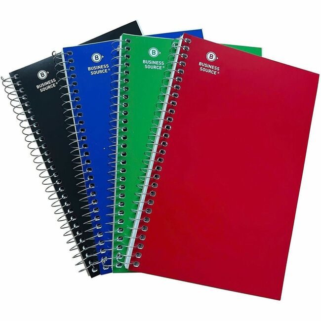 Business Source Notebook Wide 6X9.5 4/PK BSN66414