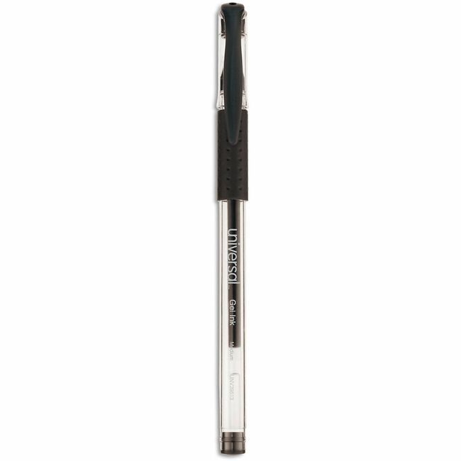 Universal Office Products Pen Gel R-Ball Medium Black UNV39513
