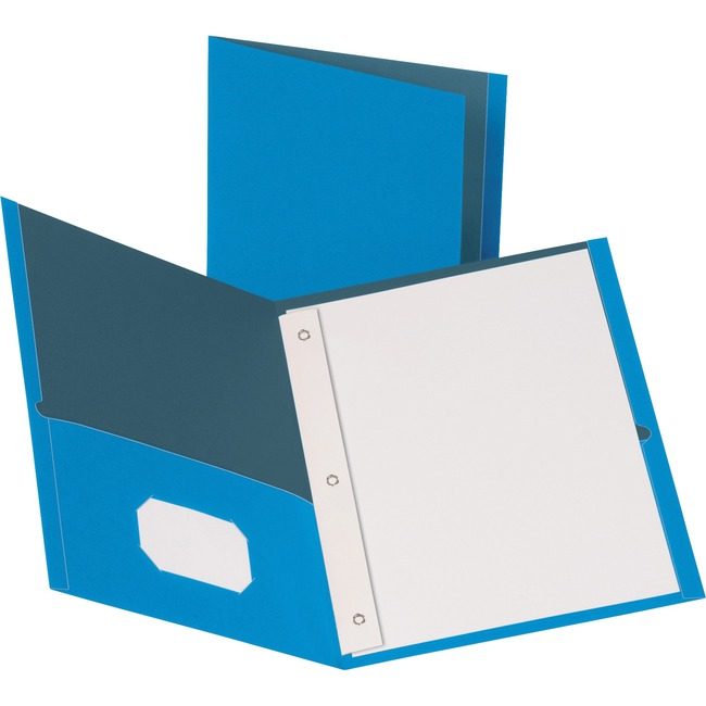 Business Source Folder 2POCKET W/Fastnr Lbe BSN78507