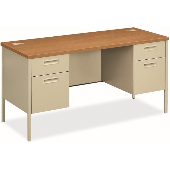 The HON Company Credenza Knee 60X24 Hvt/Py HONP3231CL
