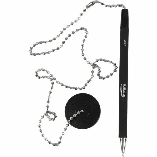 Integra Pen Counter Antimcrb 24" Black ITA38648