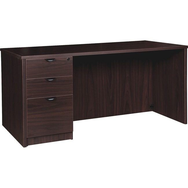 Lorell Desk Single Full Ped Es LLRPD3060LSPES