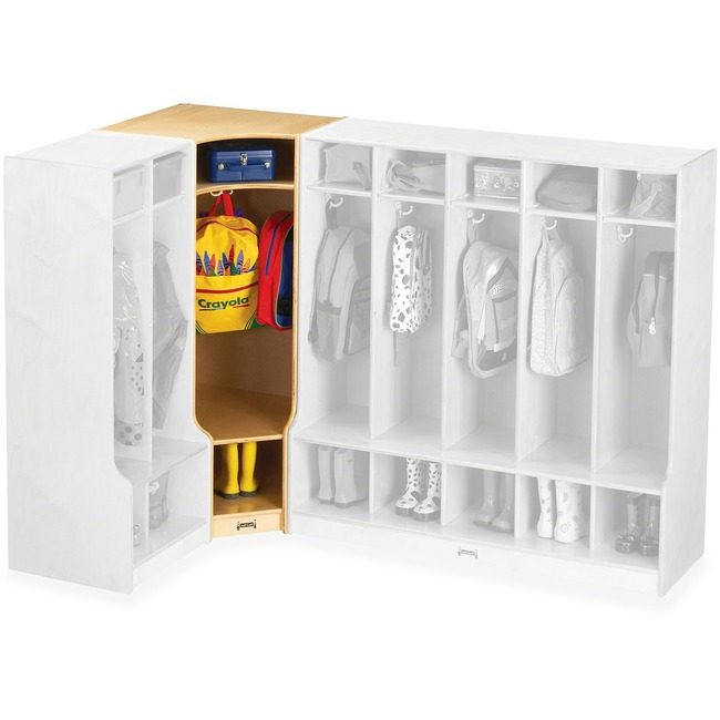 Jonti-Craft, Inc. Locker Coat Corner W/Step JNT6686JC