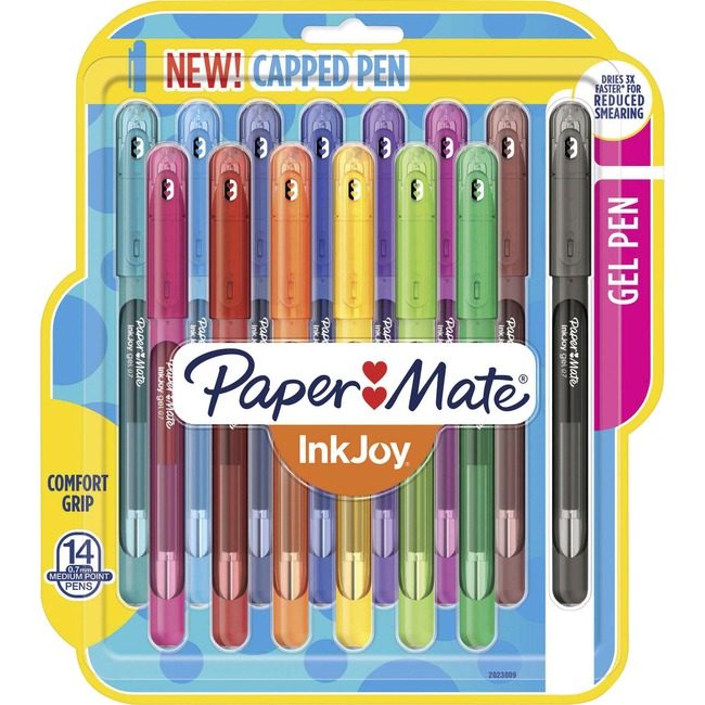 Newell Brands Paper Mate Pen Gel Stk Injoy .7 Assorted 14 PAP2023009
