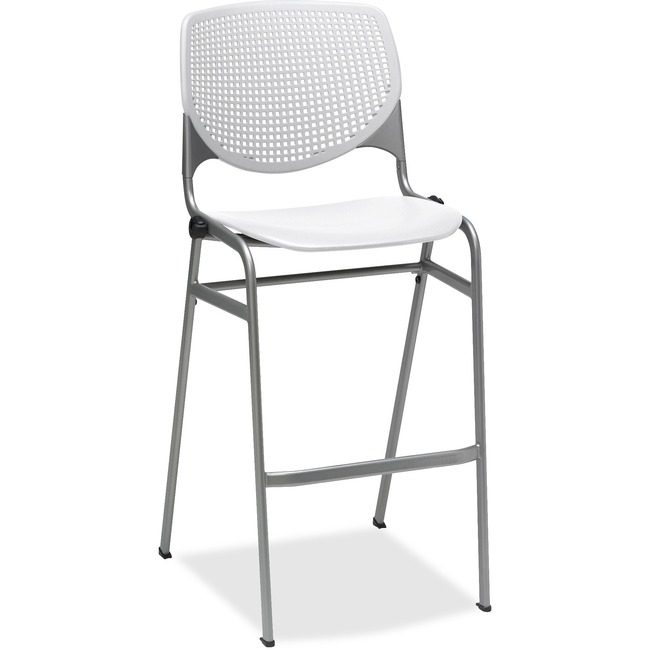 KFI Seating Barstool White KFIBR2300P08
