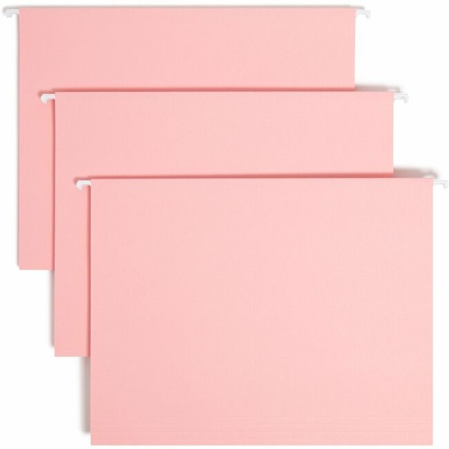 Smead Manufacturing Co. Folder Hanging Letter 1/5 Pink SMD64066